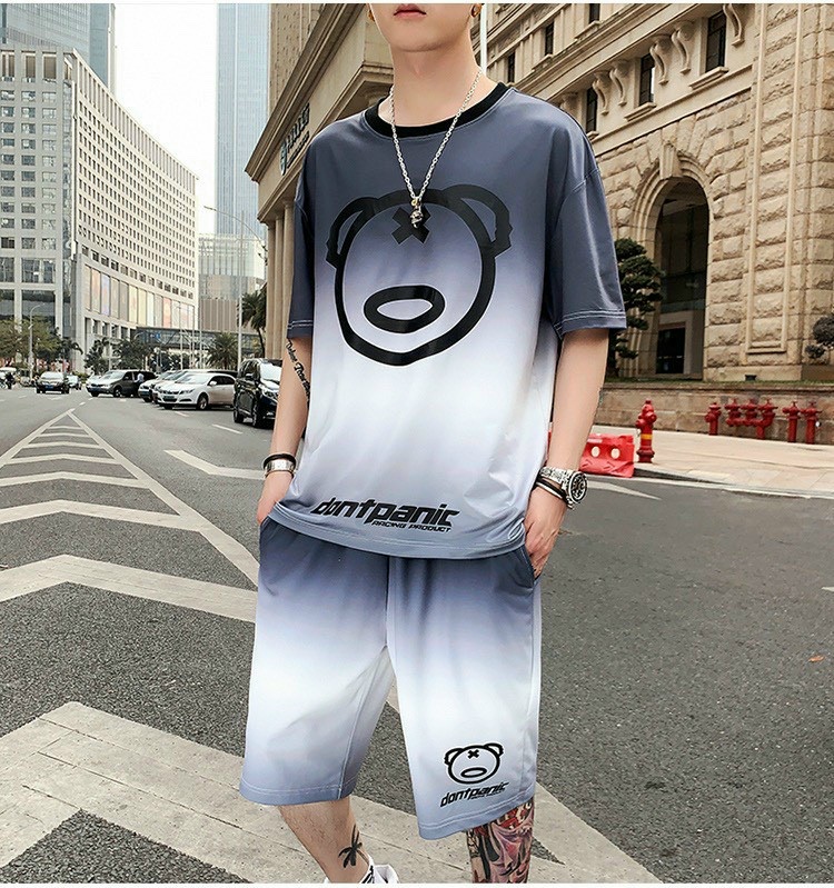 Bộ đồ thể thao loang màu Unisex phong cách cá tính