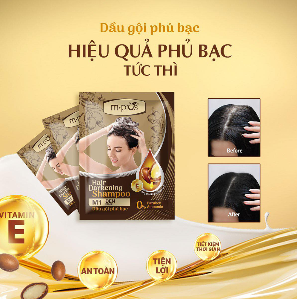 Dầu Gội Phủ Bạc M.pros