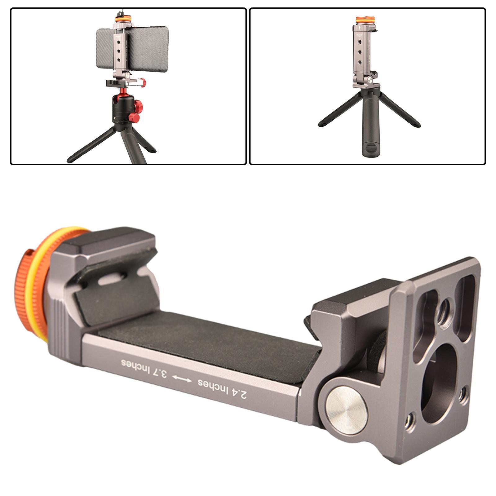 Clamp Phone Mount Holder Bracket Tripod Mount Adapter for Phone