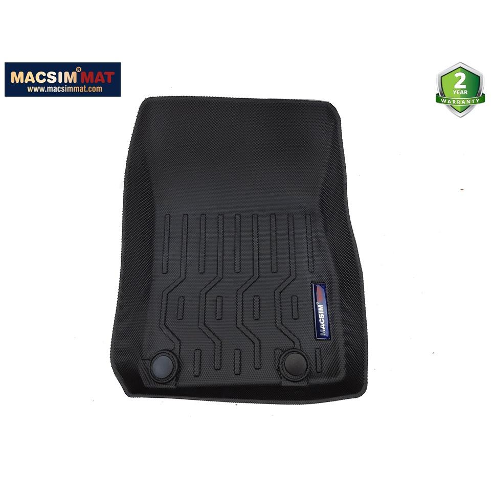 Thảm lót sàn xe ô tô Mazda CX30 2020 + Nhãn hiệu Macsim chất liệu nhựa TPV màu đen hàng loại 2