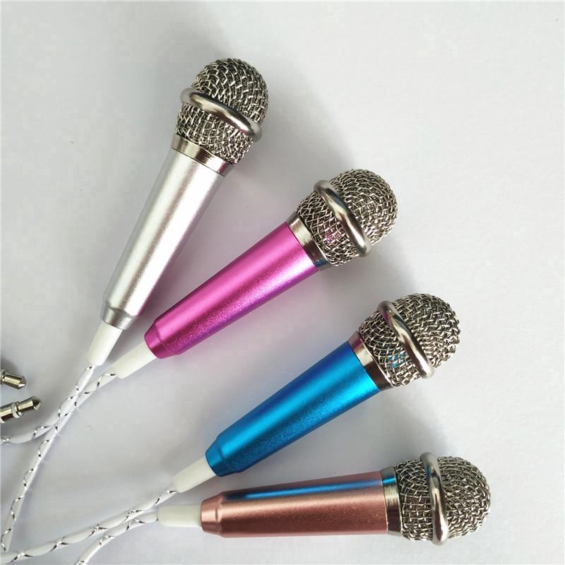Micro cầm tay Karaoke cho điện thoại di động PC có tai nghe