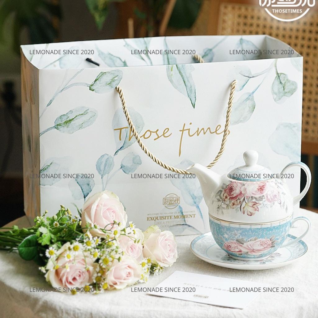 Bình Trà Sứ Trà Chiều Cao Cấp Chịu Nhiệt Phong Cách Anh Quốc 12.21 full box