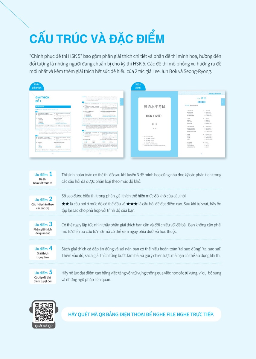 Chinh Phục Đề Thi HSK 5 (Kèm Giải Thích Ngữ Pháp Chi Tiết) _MEGA