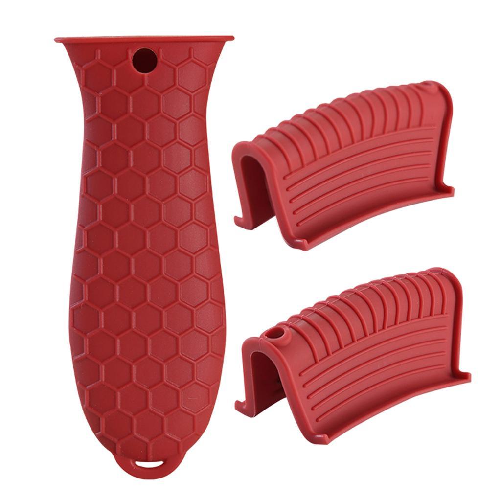 Silicone Pot Holder Sleeve Pot Frying Pan Handle  Kitchen