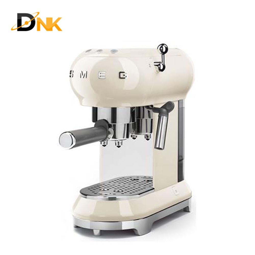 Máy Pha Cà Phê Espresso Smeg ECF01CREU Cream, Thermoblock, 15 Bar - CAM KẾT HÀNG NHẬP KHẨU ĐƯC BỞI DNK