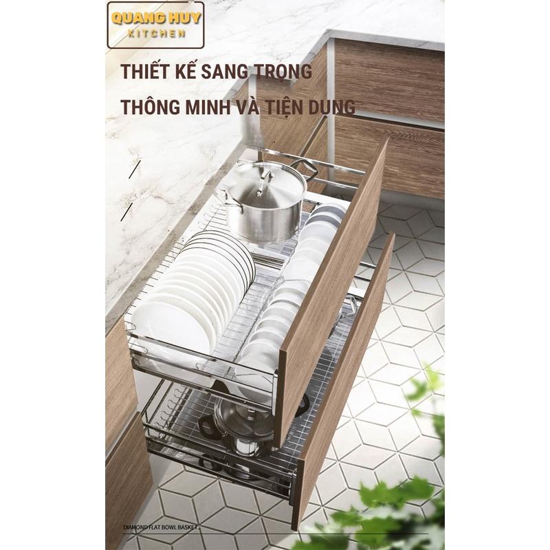 Giá úp bát tủ dưới inox 201