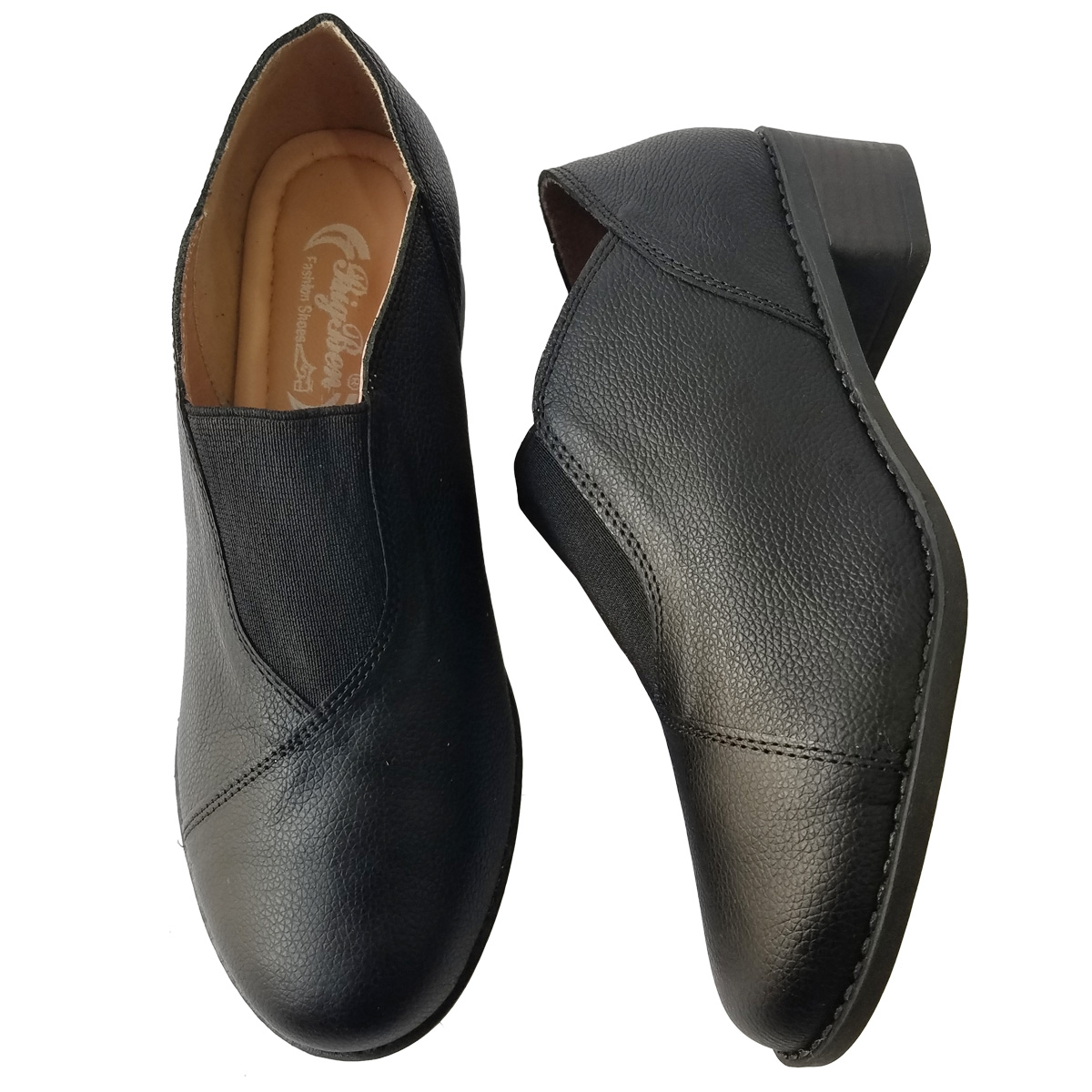 Giày Cao Gót Nữ Da Bò Thật BIGGBEN Cao 4 Phân GCG21