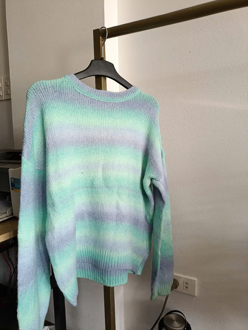 Áo len nữ kẻ xanh (Si tuyển ) - Vân Phương Shop