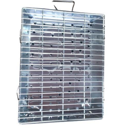 BẾP NƯỚNG THAN HOA INOX - VỈ 40 x 30 x 11cm -CHUYÊN DÙNG NƯỚNG THỊT NGOÀI TRỜI