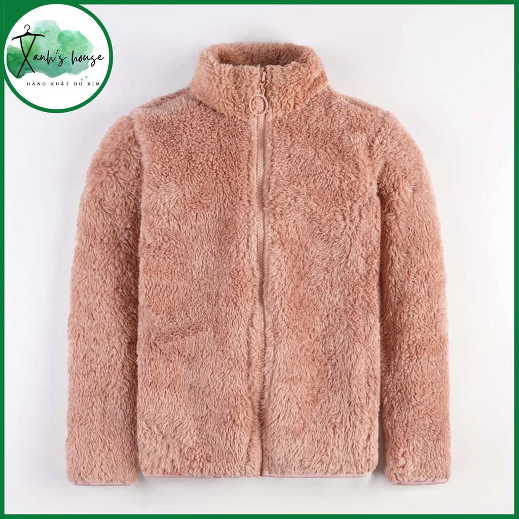 Áo Khoác Lông Cừu Trẻ em Unikid cực mềm nhẹ giữ ấm tốt cho bé bảng màu 2021 nhiều màu xinh xuất dư