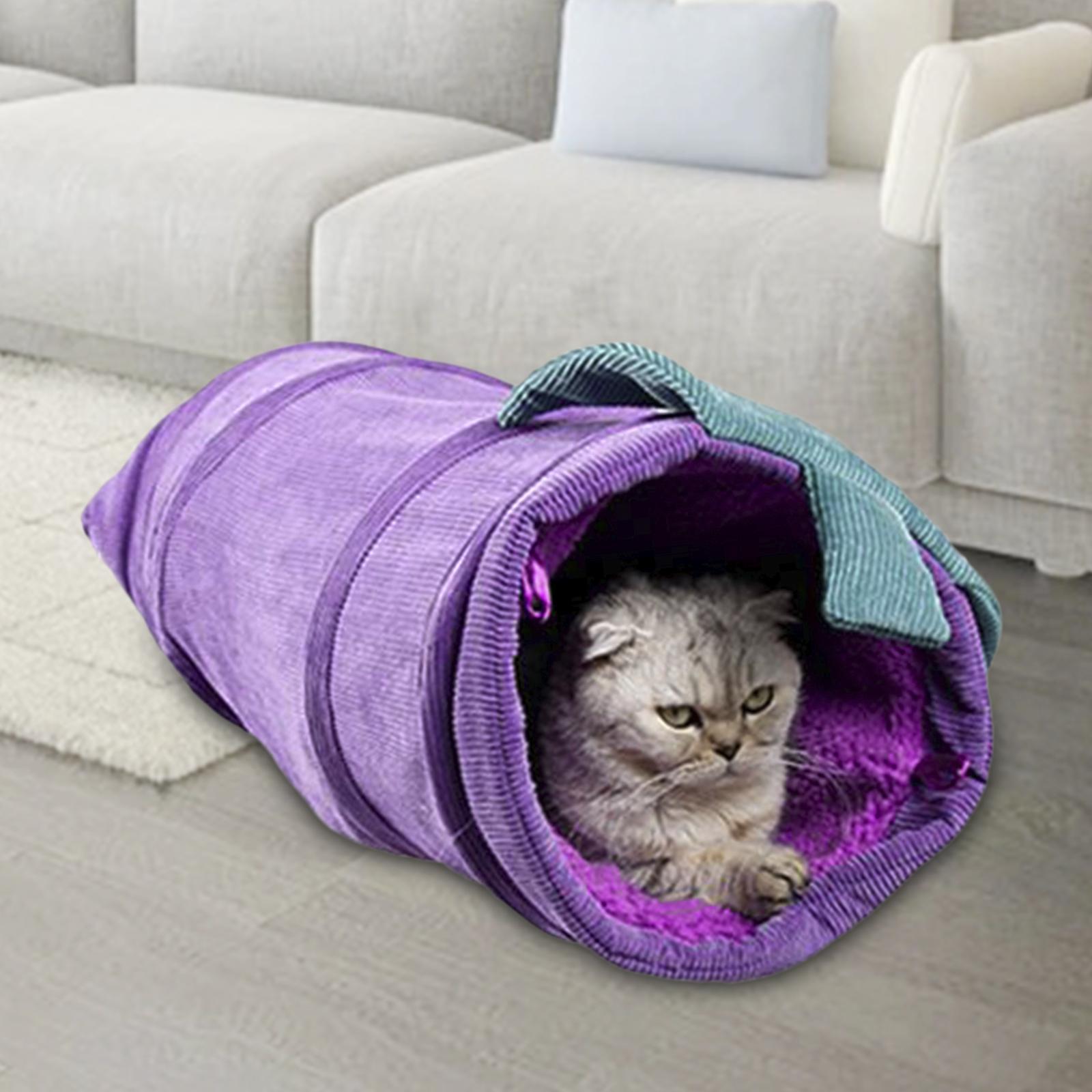 2 Pcs Pets Cats Hamster Tunnel Toys Tube Tent Guinea Pig Hedgehog Mice Rat