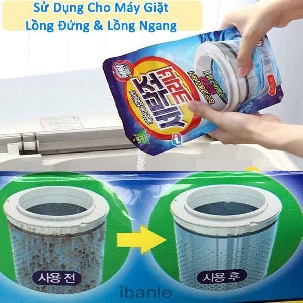 Bột vệ sinh máy giặt, tẩy lồng máy giặt hàn quốc - gói 450g