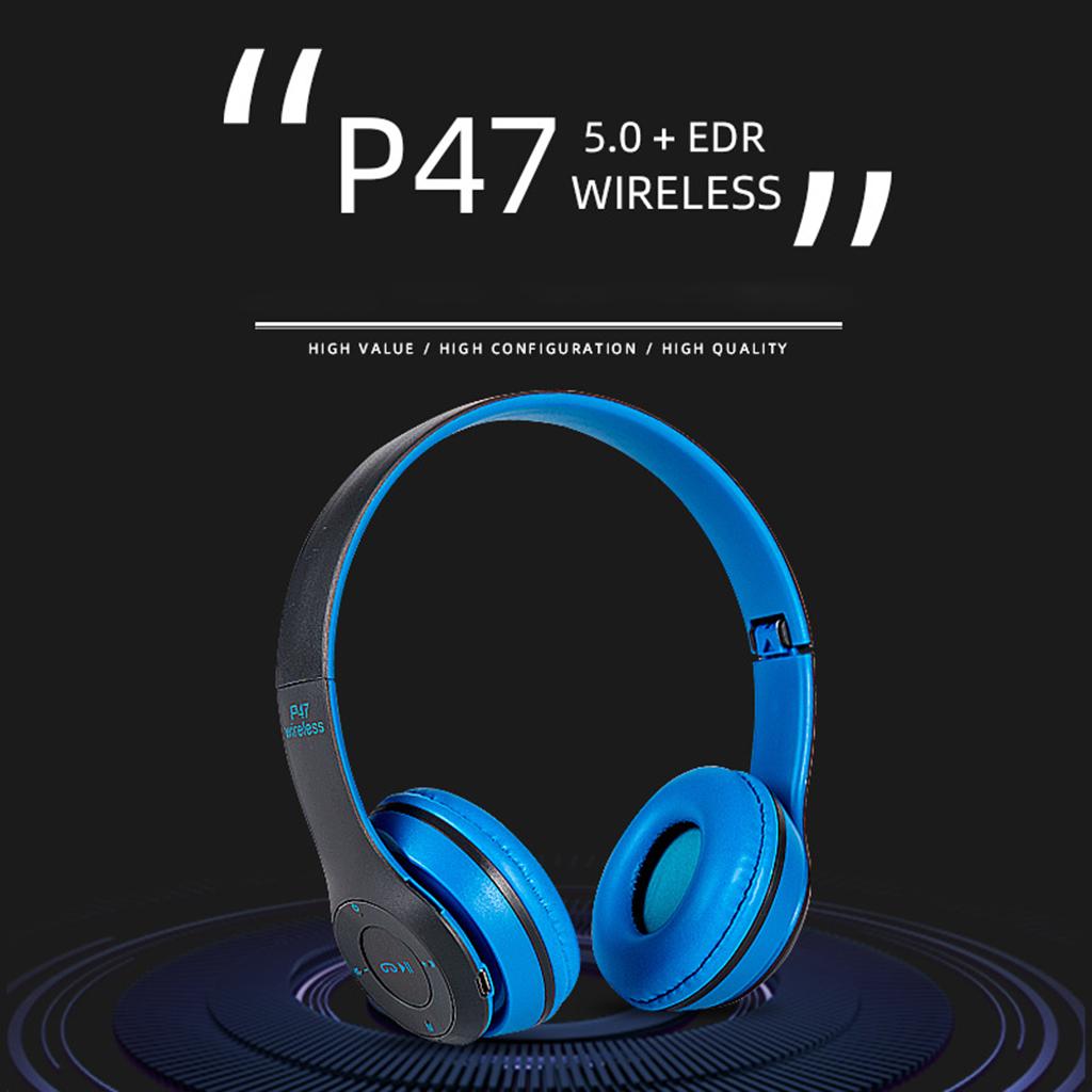 Multifunctional Wireless Stereo Bluetooth Headphone MP3 Player FM Radio Headset for iOS Android Men Women