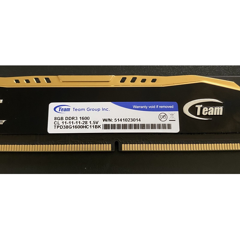 Ram Tản Nhiệt 8GB DDR3 bus 1600 - ram dùng cho PC, PC Gaming