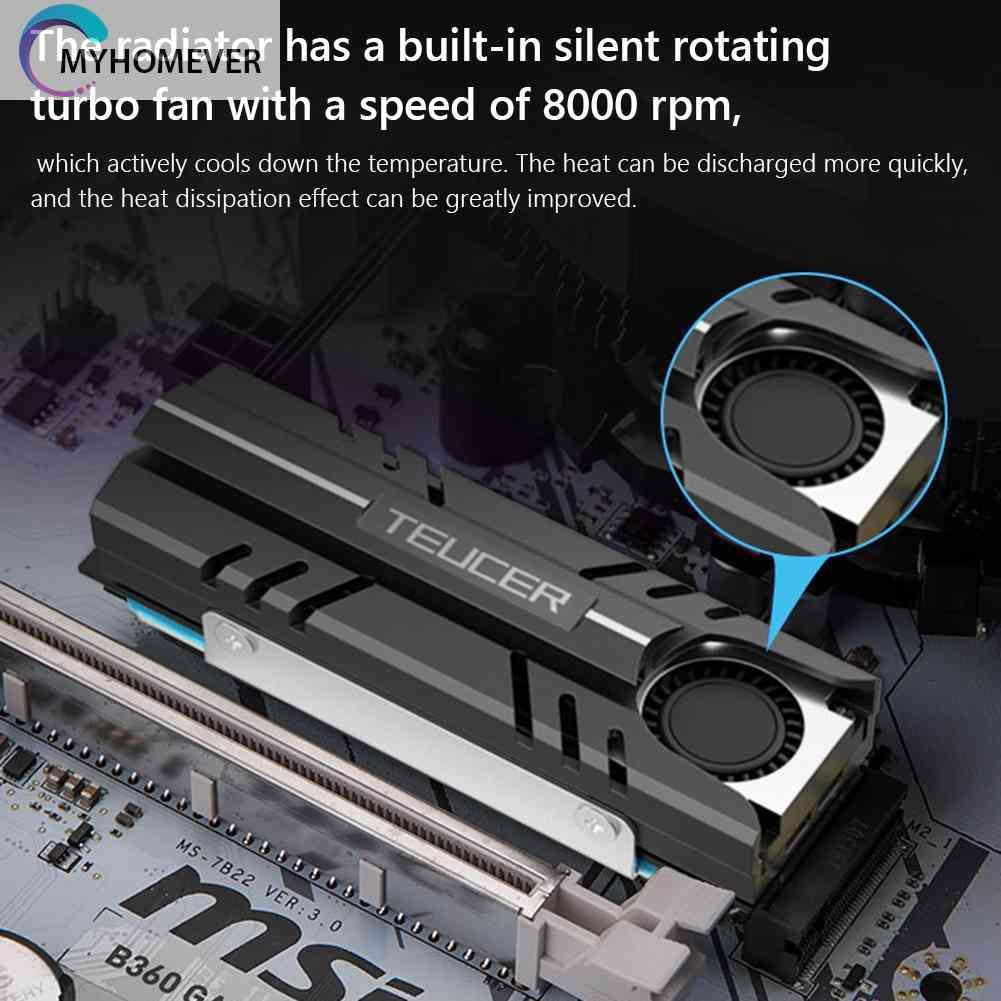 Quạt Tản Nhiệt Ổ Cứng 3 Pin M.2 Cho NVMe NGFF 2280 SSD