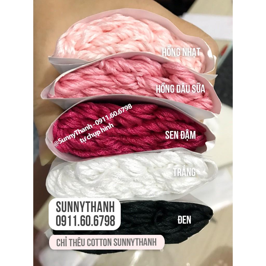 Hình ảnh Chỉ Thêu Cotton DMC độ bóng vừa phải, thêu tay, không phải màu, không lem màu SunnyThanh