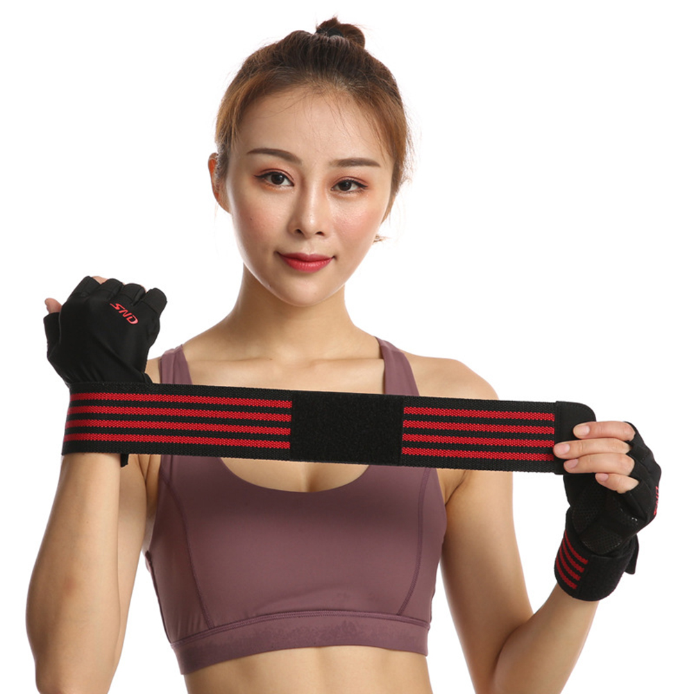 Găng Tay Tập Gym Nam Nữ Với Thiết Kế Sợi Vải Thoáng Khí Miếng Đệm Silicone Chống Trơn Trượt Phong Cách Năng Động Cleacco - Hàng Chính Hãng