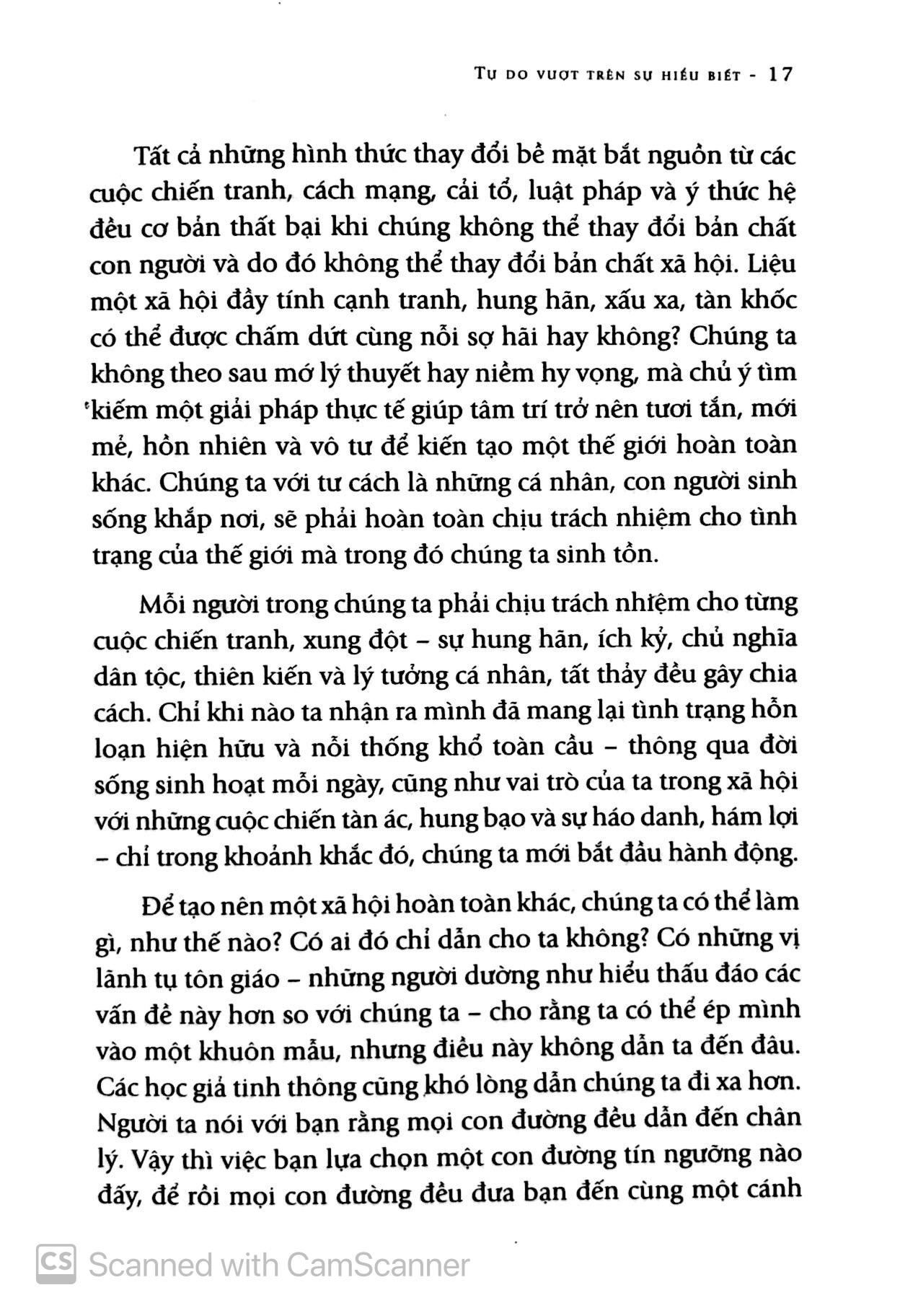Sách Tự Do Vượt Trên Sự Hiểu Biết