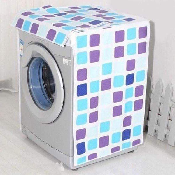 Áo mưa trùm máy giặt cửa trước từ 11-15kg ,vải dù dày siêu bền ,chống nước và thoáng khí