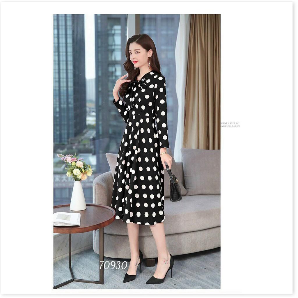ĐẦM XÒE LỤA CHẤM BI DỰ TIỆC