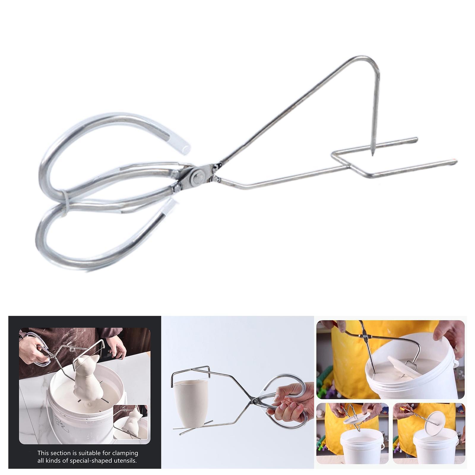 Dipping Pottery Tool, Lightweight Clay Sculpture Tongs for Clay Modeling Sculpting
