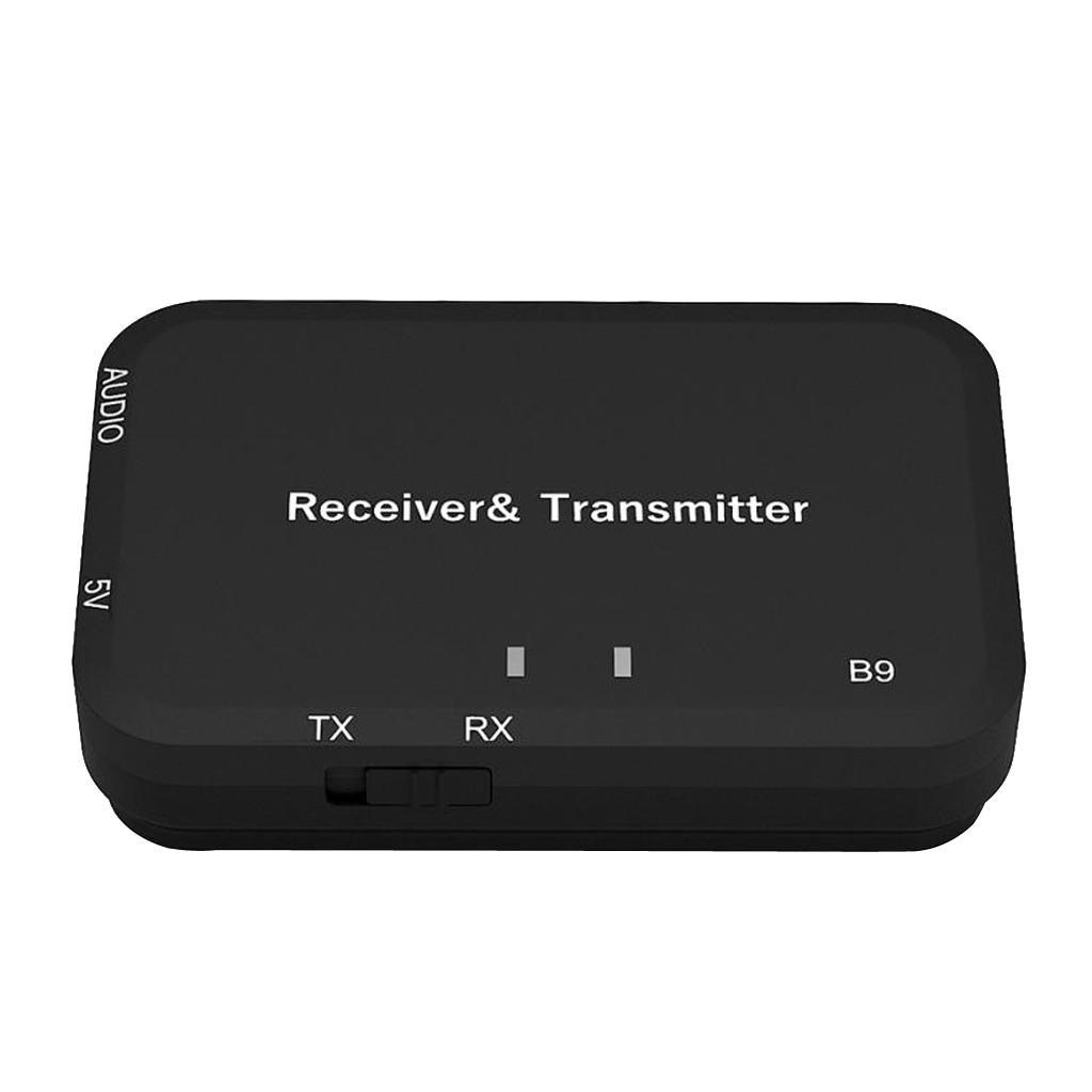Transmitter+Receiver Audio 3.5mm Adapter For TV PC Earphones