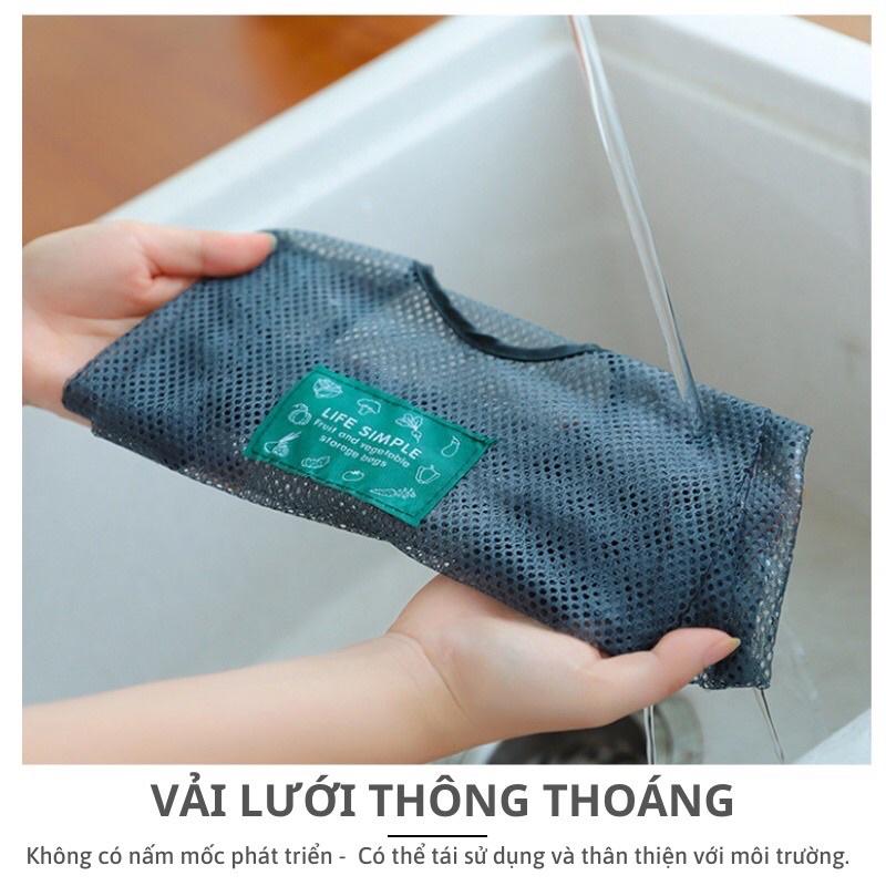 Túi Đựng Hành Tỏi , Túi Đựng Mỹ Phẩm Treo Tường Tiện Dụng