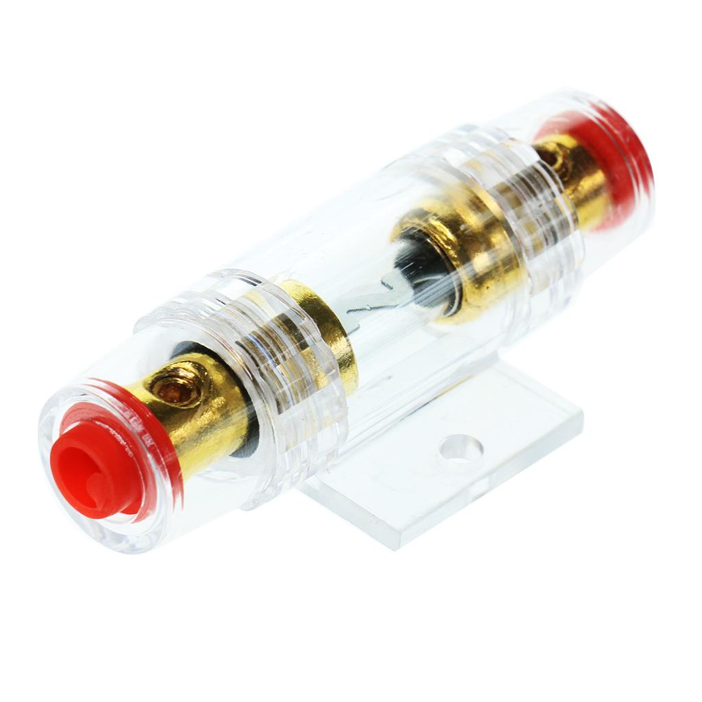 1 Set Car Audio Subwoofer Amplifier AMP Wiring Wire Kit W/ 60A Fuse Holder for Universal