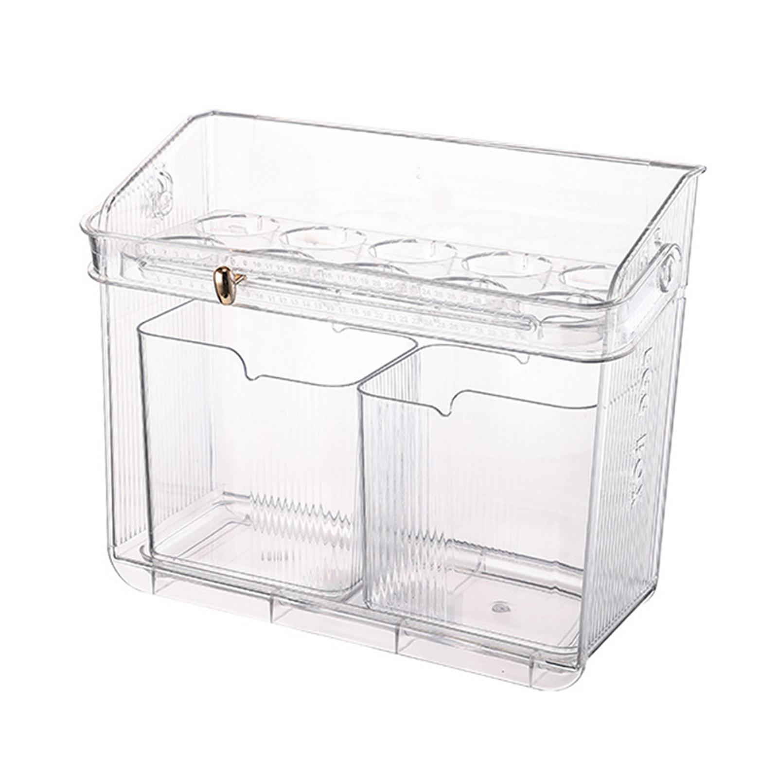 Multifunctional Kitchen Egg Organizer Portable for Cabinet Pantry Countertop