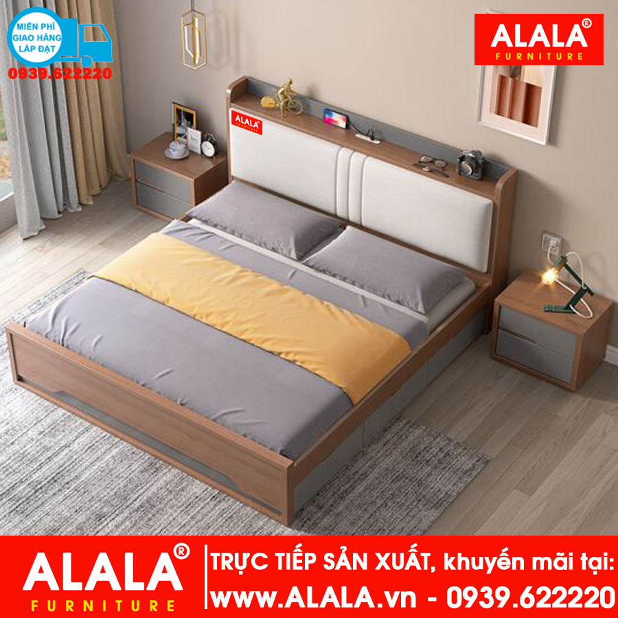 Giường ngủ ALALA13 cao cấp - Thương hiệu ALALA - 0939.622220