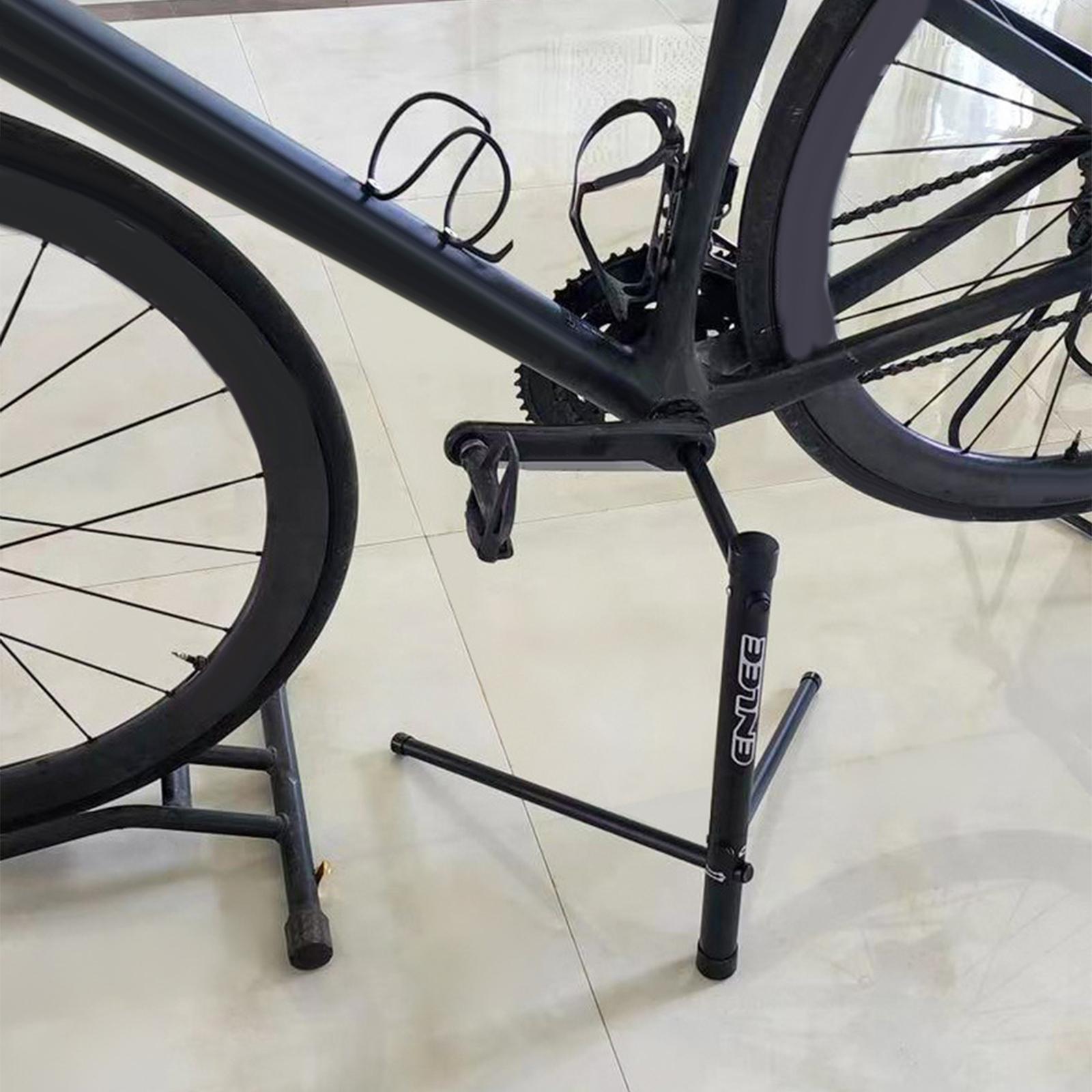 Parking Rack Stand Detachable for Cleaning Maintenance Garage Black