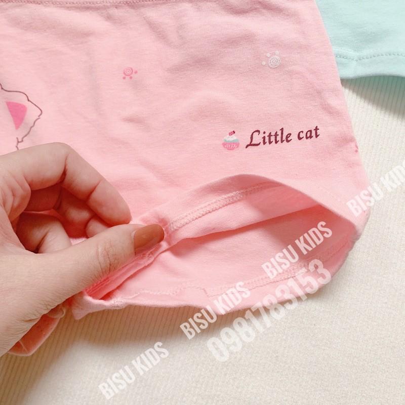 Quần chíp bé gái, quần chip đùi cho bé gái cao cấp chất liệu cotton siêu mềm mịn và dễ thương size cho các bé 11-34kg