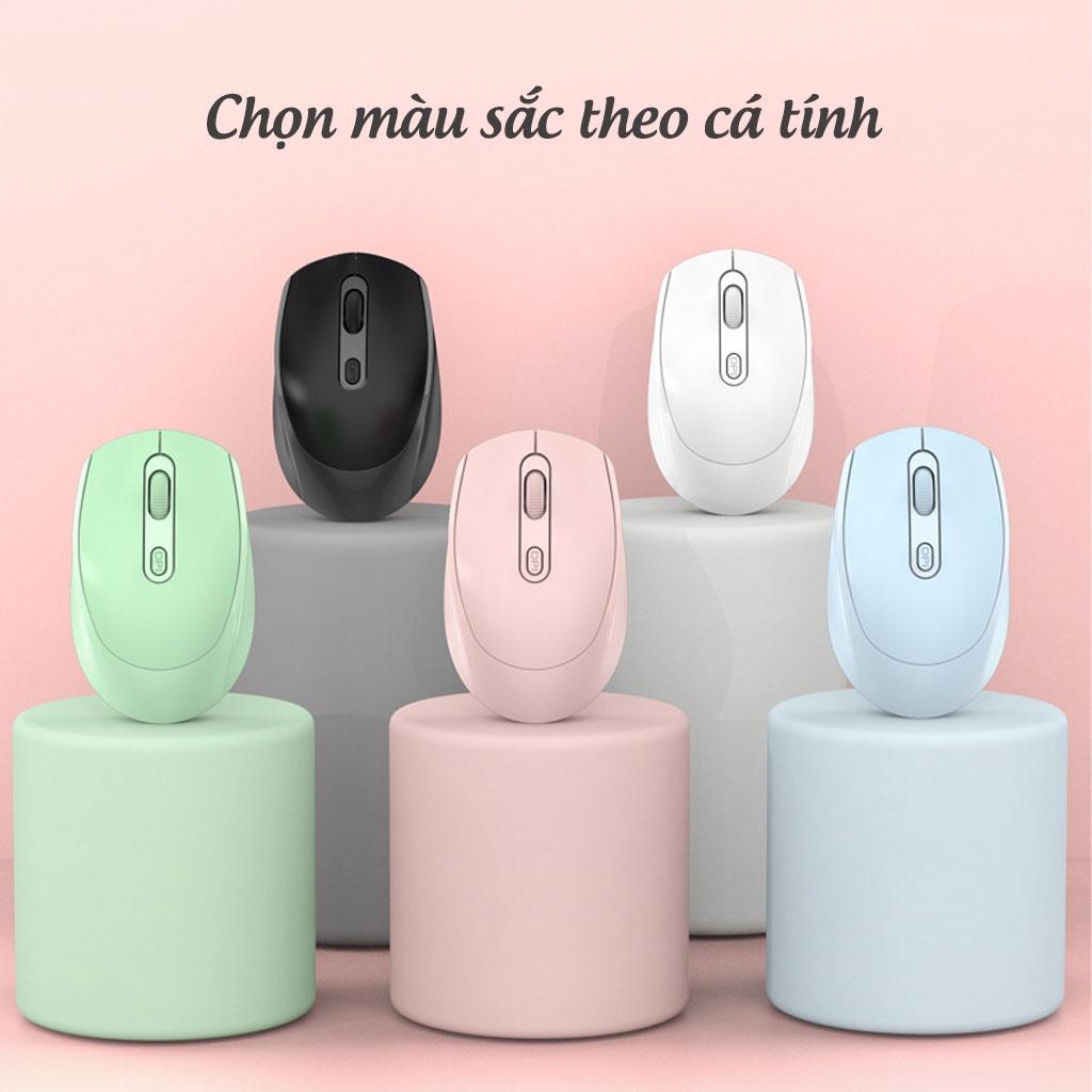 Hình ảnh Chuột Không Dây Bluetooth PIX-LINK P100B Chống Ồn, DPI 1600, Chế Độ Kép Wireless Usb 2.4Ghz, Bluetooth Dùng Cho Macbook, Laptop, PC - Hàng chính Hãng