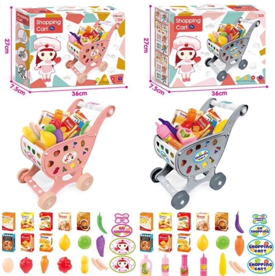 Bộ Đồ Chơi Xe Đẩy Siêu Thị &amp; Nấu Ăn Cho Bé – Trò Chơi Sáng Tạo, Phát Triển Kỹ Năng