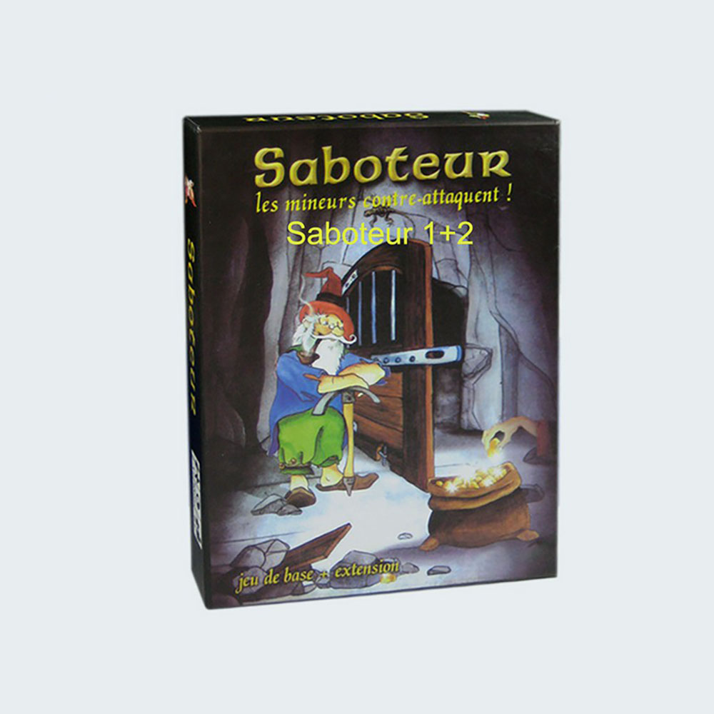 Saboteur Board Game 1+2 Version Bộ thẻ đồ chơi đào Saboteur  vui nhộn tiện dụng