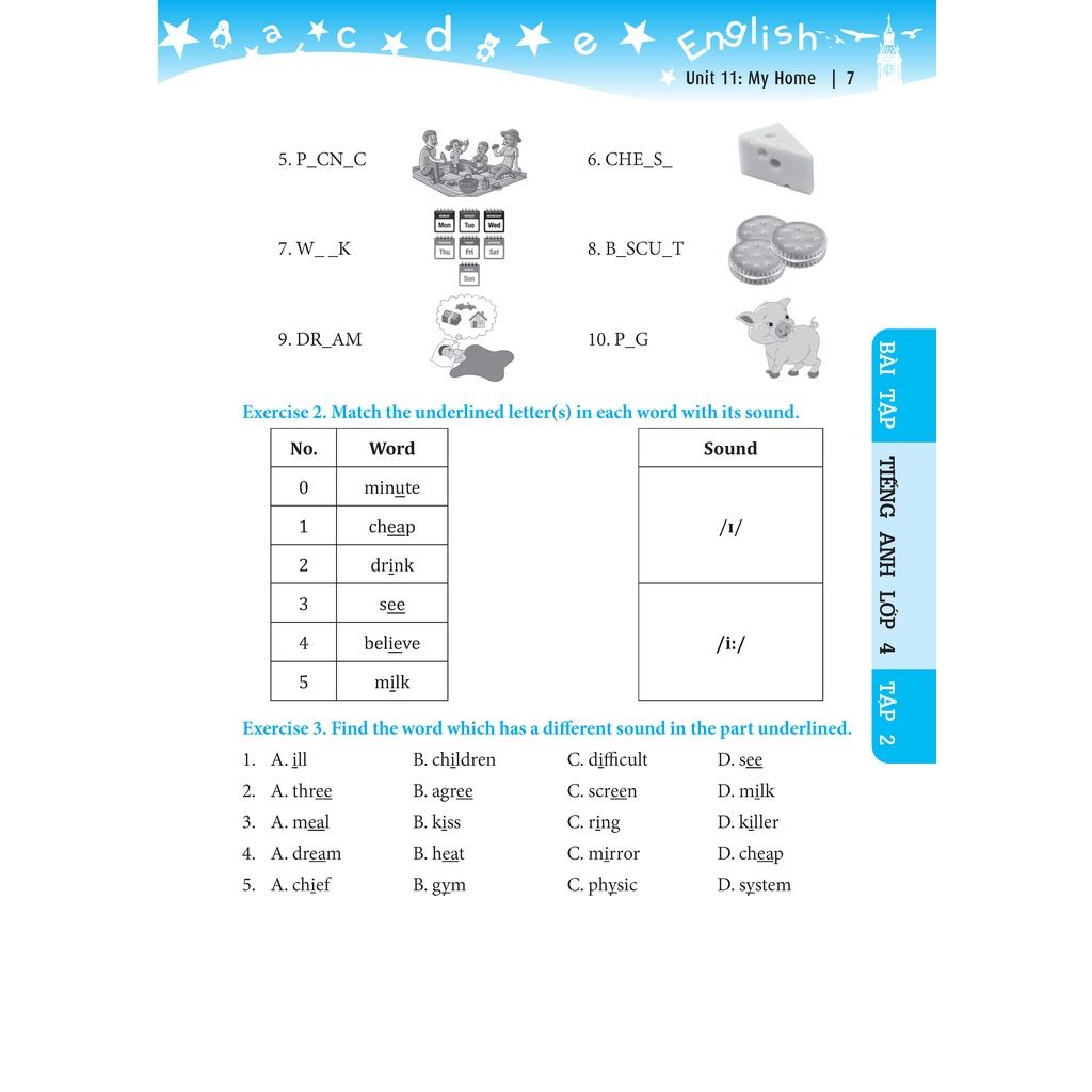 Sách - GLOBAL SUCCESS - Bài tập tiếng anh lớp 4 tập 2