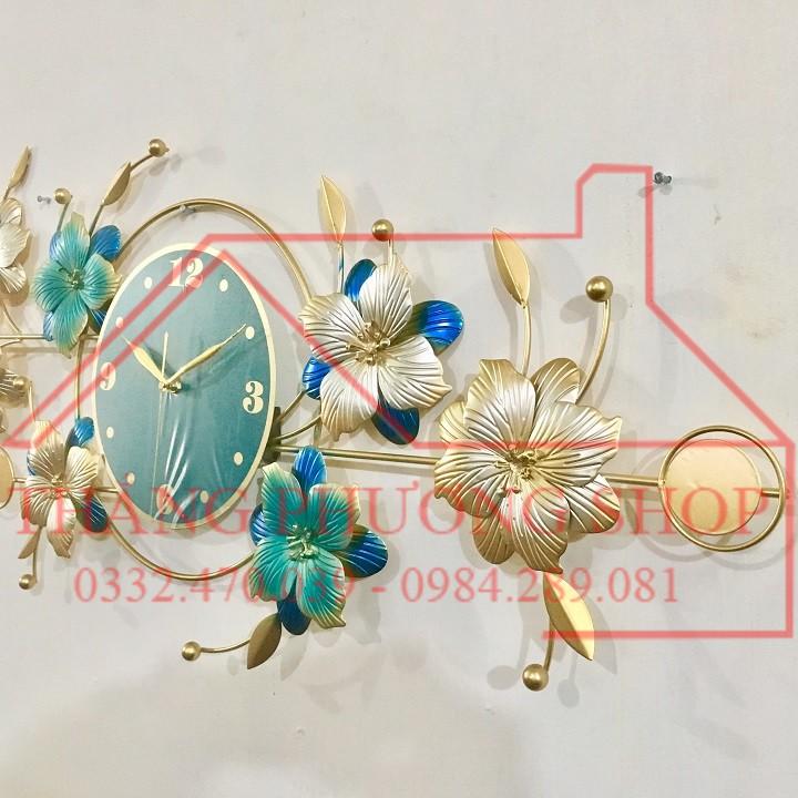 Đồng Hồ Treo Tường Trang Trí Hoa Cỏ Mùa Xuân TP-062