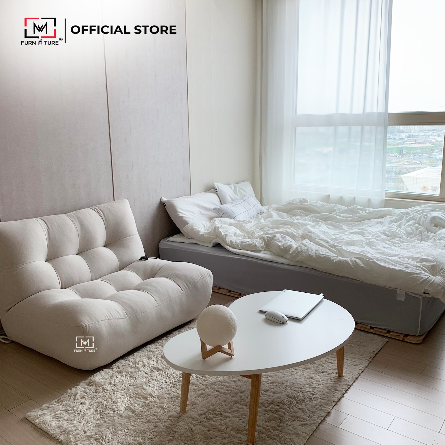 SOFA MINI THƯ GIẢN ĐỘC QUYỀN MWFURNITURE - SOFA TAMY