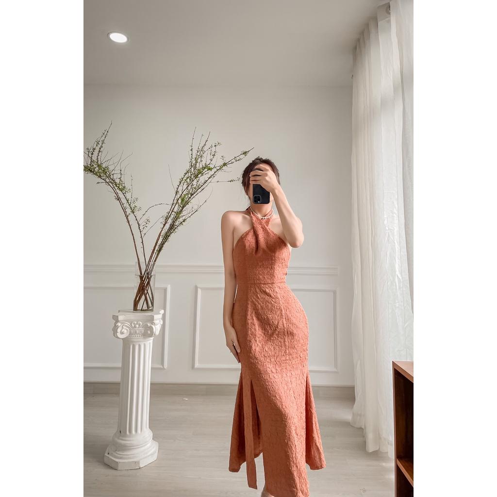 Lilac Dress | Đầm cổ yếm ôm body xẻ tà Story.clothes thời trang nữ