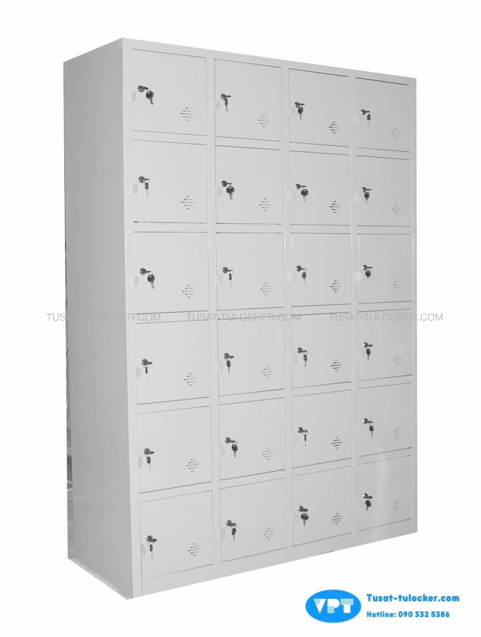 Tủ Locker 24 Cánh VPT 862-4K, Tủ Sắt 24 Cánh Sơn Tĩnh Điện Cao Cấp