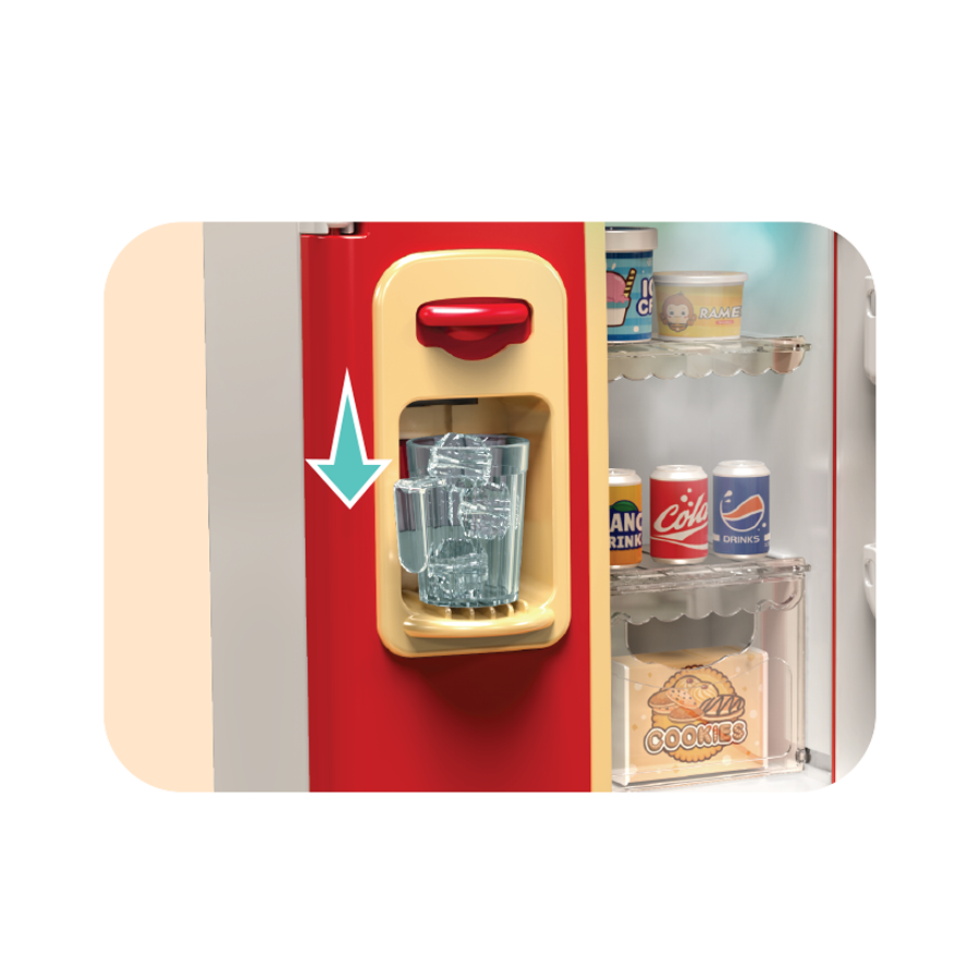Đồ Chơi Tủ Lạnh Mini Đỏ Sweet Heart Sh6537 SH6537