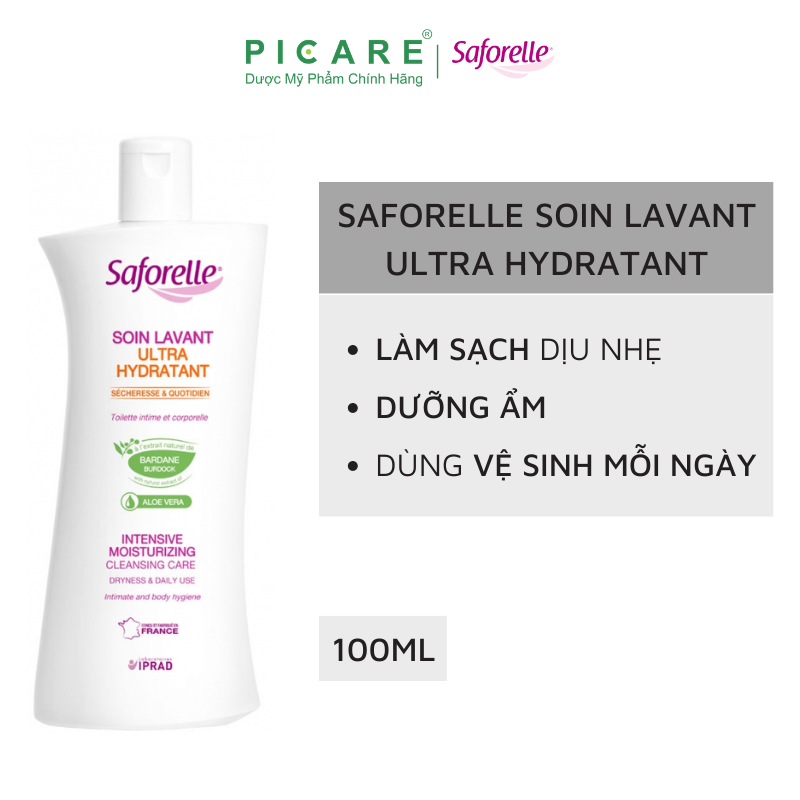 Dung Dịch Vệ Sinh Phụ Nữ Saforelle Ultra Hydratant (100ml)