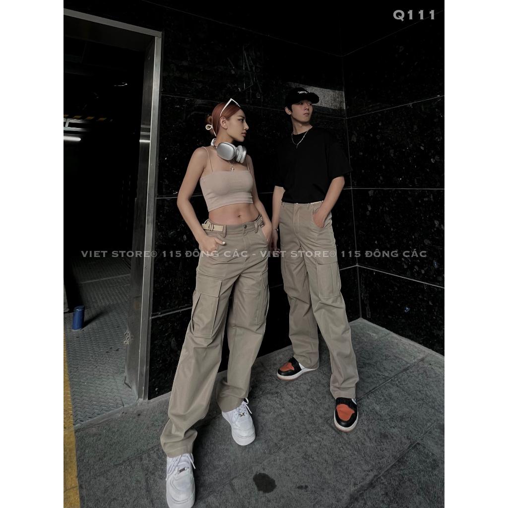 Quần Kaki Cargo Túi Hộp Ống Suông Richky x Viet Store Local Brand Unisex Special Collection Premium Q111