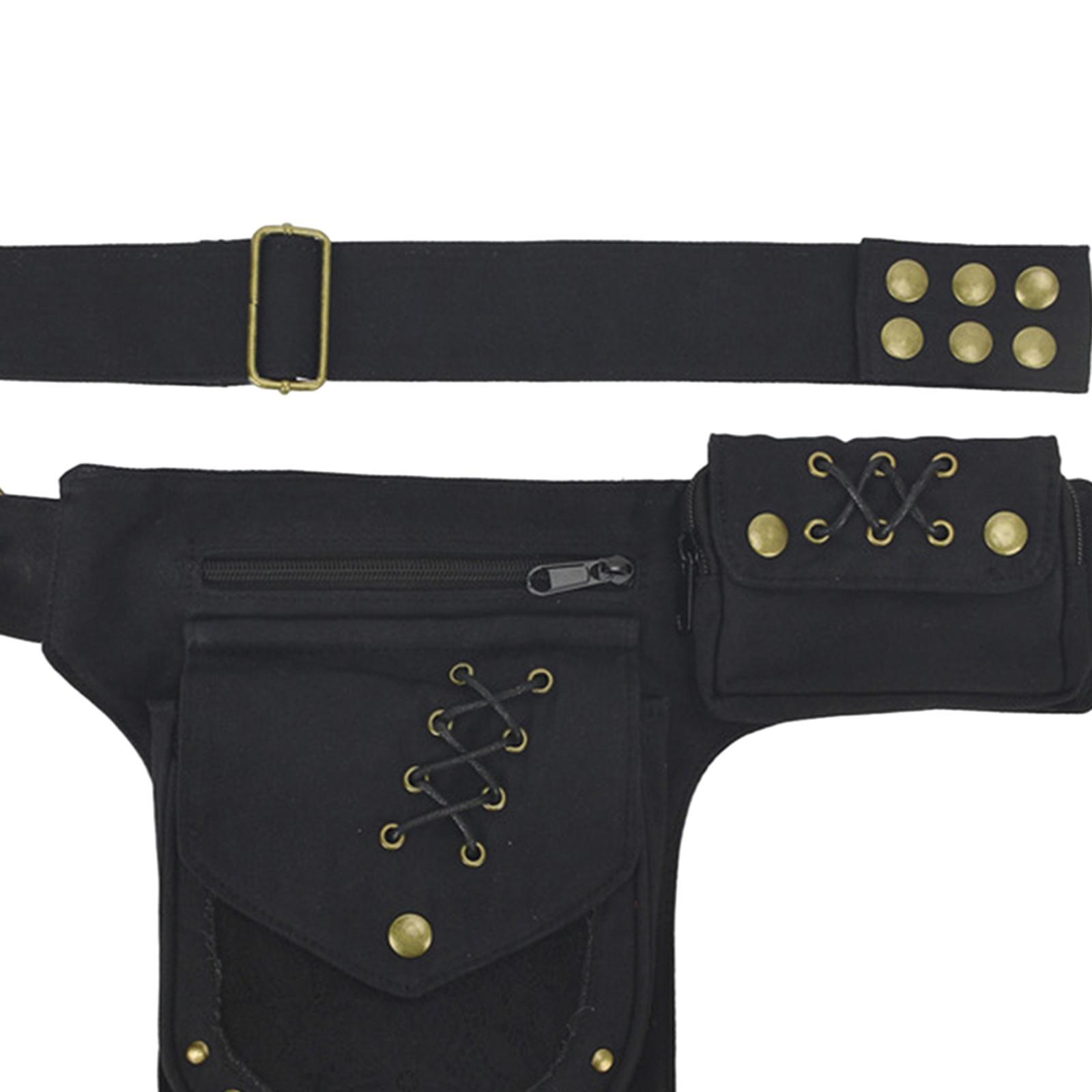 Waist Pack Adjustable Strap Stylish Fanny Pack for Street Hiking Backpacking