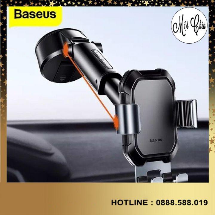 Giá đỡ điện thoại hút chân không dùng gắn kính hoặc táp lô trên xe hơi Baseus Tank Gravity Car Mount (Suction Base Holde) -Hàng Chính Hãng