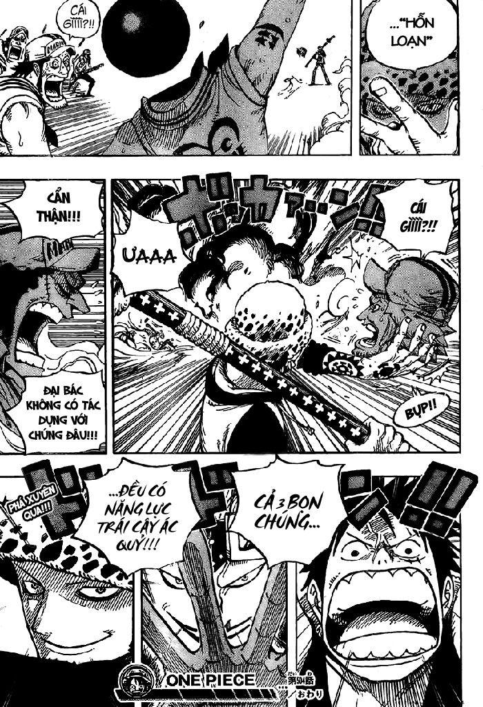 đảo hải tặc - one piece chapter 504 21