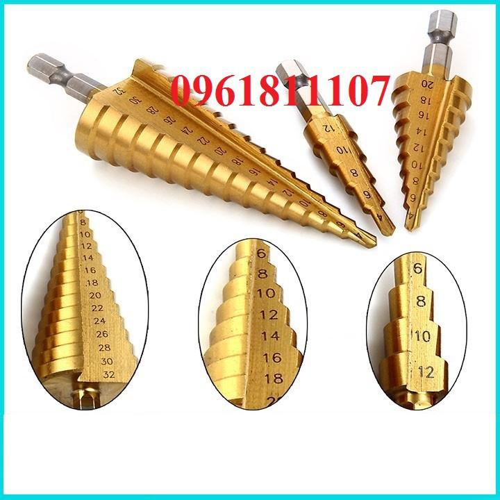 Bộ 3 mũi khoan tháp 4-32mm