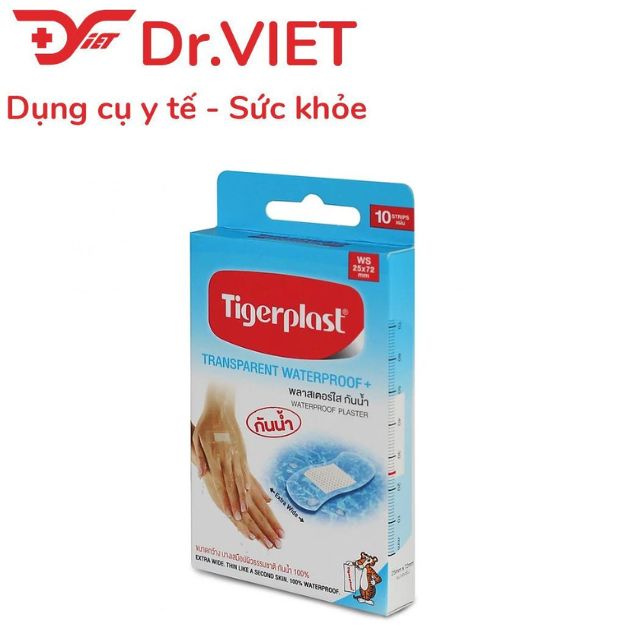 Băng cá nhân Tigerplast Transparent WTP 25 x 72mm