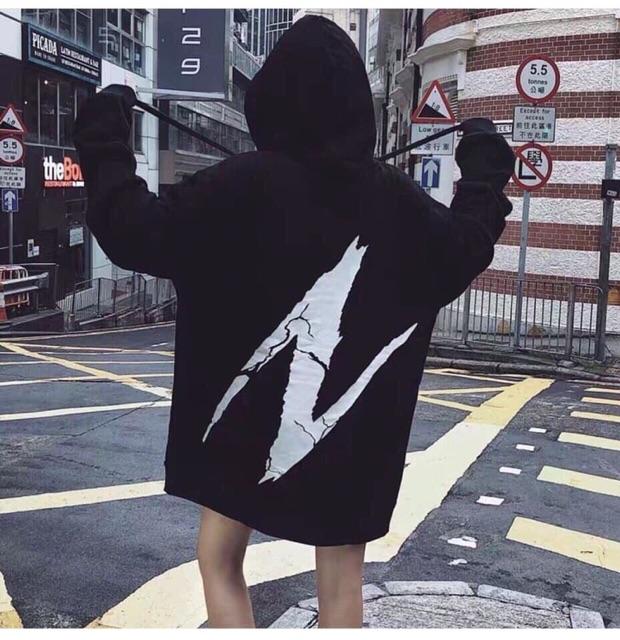 Áo hoodie nam nữ in chữ N