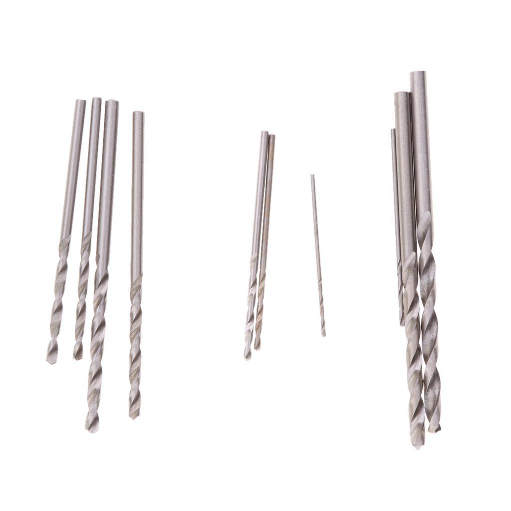 2-4pack 10pcs HSS Titanium Drill Bit Set Twist Drill straight shank 0.8mm-3.0mm